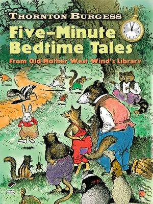 cover image of Thornton Burgess Five-Minute Bedtime Tales